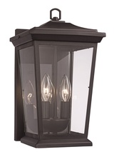  50771 BK - Turlock 17" Wall Lantern